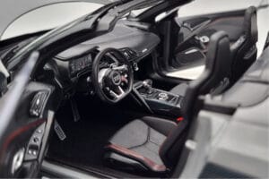 Audi R8 Spyder Performance Nardo Grå Kengfai 1:18 VAKF-0352 Metal — billede 9 af 11