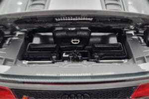 Audi R8 Spyder Performance Nardo Grå Kengfai 1:18 VAKF-0352 Metal — billede 10 af 11