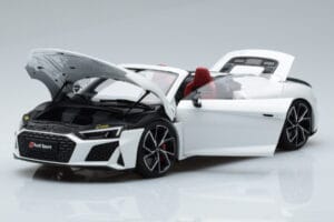 Audi R8 Spyder Performance Hvid Kengfai 1:18 VAKF-0351 Metal — billede 2 af 11