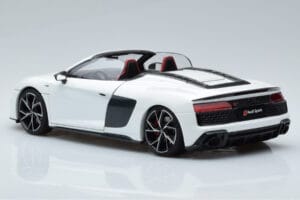Audi R8 Spyder Performance Hvid Kengfai 1:18 VAKF-0351 Metal — billede 8 af 11
