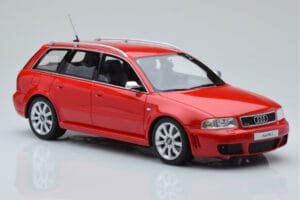 Audi RS4 B5 Avant Rød Otto 1:18 OT1026B Resin — billede 4 af 6