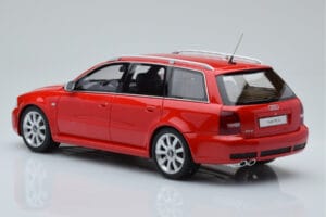 Audi RS4 B5 Avant Rød Otto 1:18 OT1026B Resin — billede 5 af 6