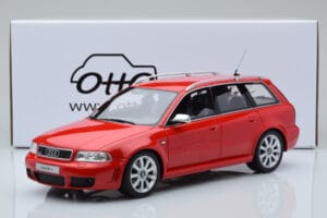 Audi RS4 B5 Avant Rød Otto 1:18 OT1026B Resin — billede 6 af 6