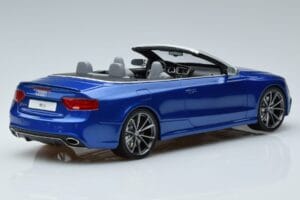Audi RS5 B8 Cabriolet Blå GT Spirit 1:18 ZM053 Resin — billede 2 af 6