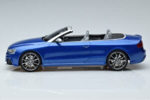 Audi RS5 B8 Cabriolet Blå GT Spirit 1:18 ZM053 Resin — billede 3 af 6