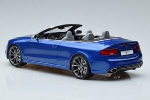 Audi RS5 B8 Cabriolet Blå GT Spirit 1:18 ZM053 Resin — billede 5 af 6
