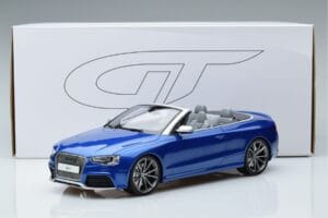 Audi RS5 B8 Cabriolet Blå GT Spirit 1:18 ZM053 Resin — billede 6 af 6