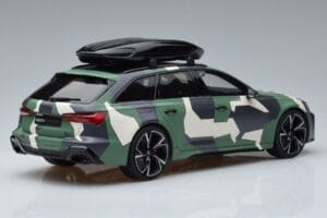 Audi RS6 C8 Avant Camouflage With Roof Top Asia Edition GT Spirit 1:18 CLDC014 Resin — billede 2 af 6
