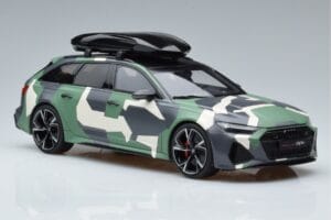Audi RS6 C8 Avant Camouflage With Roof Top Asia Edition GT Spirit 1:18 CLDC014 Resin — billede 4 af 6