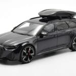 Audi RS6 C8 Avant Mythos Sort Med Kulfiber Tag Asia Edition GT Spirit 1:18 CLDC007 Resin