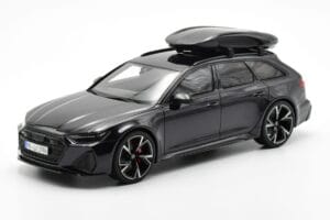 Audi RS6 C8 Avant Mythos Sort Med Kulfiber Tag Asia Edition GT Spirit 1:18 CLDC007 Resin