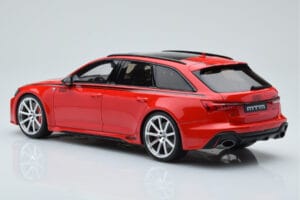 Audi RS6 MTM C8 Avant Tango Rød GT Spirit 1:18 GT432 Resin — billede 5 af 6