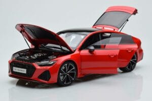 Audi RS7 C8 Sportback Rød Kengfai 1:18 VAKF-0332 Resin — billede 2 af 7