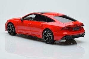 Audi RS7 C8 Sportback Rød Kengfai 1:18 VAKF-0332 Resin — billede 6 af 7