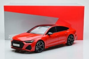 Audi RS7 C8 Sportback Rød Kengfai 1:18 VAKF-0332 Resin — billede 7 af 7