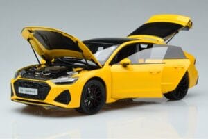 Audi RS7 C8 Sportback Gul Vossen Rims Begrænset Udgave Kengfai 1:18 VAKF-0335 Metal — billede 2 af 8