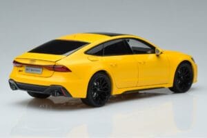 Audi RS7 C8 Sportback Gul Vossen Rims Begrænset Udgave Kengfai 1:18 VAKF-0335 Metal — billede 3 af 8