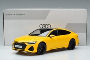 Audi RS7 C8 Sportback Gul Vossen Rims Begrænset Udgave Kengfai 1:18 VAKF-0335 Metal — billede 8 af 8