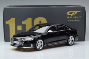 Audi S8 D5 Mythos Sort Asia Edition GT Spirit 1:18 CLDC019 Resin — billede 6 af 6