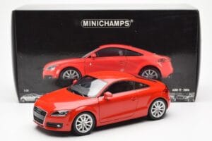 Audi TT 8J Rød Metallic Minichamps 1:18 100015021 Metal — billede 8 af 8