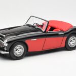 Austin-Healey 3000 Mk I Spider Sort Rød Kyosho 1:18 08141KR