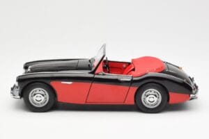 Austin-Healey 3000 Mk I Spider Sort Rød Kyosho 1:18 08141KR Metal — billede 4 af 8