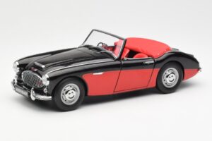 Austin-Healey 3000 Mk I Spider Sort Rød Kyosho 1:18 08141KR