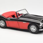 Austin-Healey 3000 Mk I Spider Sort Rød Kyosho 1:18 08141KR - image 6 of 8