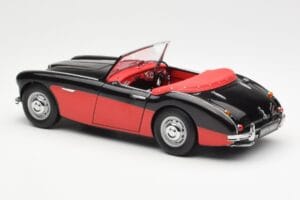 Austin-Healey 3000 Mk I Spider Sort Rød Kyosho 1:18 08141KR Metal — billede 7 af 8