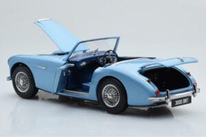 Austin-Healey 3000 Mk1 BN7 Blå Kyosho 1:18 08149HBL Metal — billede 3 af 8