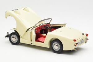 Austin-Healey Sprite Mk I Open Old English Hvid Kyosho 1:18 08953EW Metal — billede 5 af 8