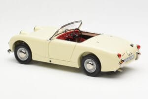 Austin-Healey Sprite Mk I Open Old English Hvid Kyosho 1:18 08953EW Metal — billede 7 af 8