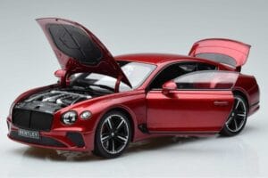 Bentley Continental GT Candy Rød Norev 1:18 182788 Metal — billede 2 af 7