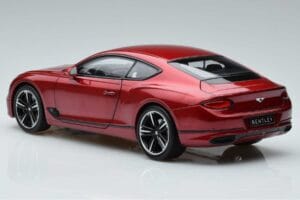 Bentley Continental GT Candy Rød Norev 1:18 182788 Metal — billede 6 af 7