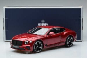 Bentley Continental GT Candy Rød Norev 1:18 182788 Metal — billede 7 af 7
