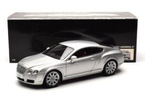 Bentley Continental GT Sølv Minichamps 1:18 100139021 Metal — billede 8 af 8