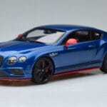 Bentley Continental GT Speed Black Edition Blå GT Spirit 1:18 KJ006 Resin
