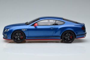 Bentley Continental GT Speed Black Edition Blå GT Spirit 1:18 KJ006 Resin — billede 3 af 6