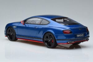 Bentley Continental GT Speed Black Edition Blå GT Spirit 1:18 KJ006 Resin — billede 5 af 6