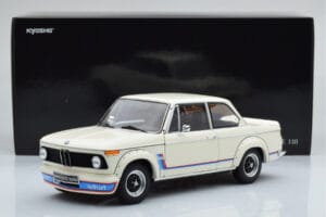 BMW 2002 Turbo Hvid Kyosho 1:18 08544W Metal — billede 8 af 8