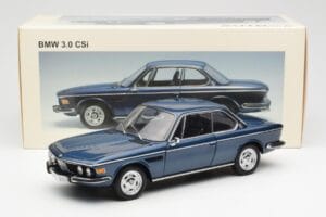 BMW 3.0 CSi E9 Blå Metallic AUTOart 1:18 70672 Metal — billede 8 af 8