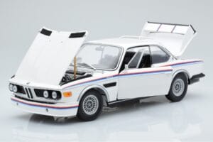 BMW 3.0 CSL E9 Hvid Dealer Edition Minichamps 1:18 80435A5D020 Metal — billede 2 af 7