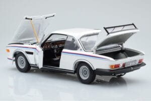 BMW 3.0 CSL E9 Hvid Dealer Edition Minichamps 1:18 80435A5D020 Metal — billede 4 af 7