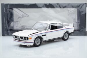 BMW 3.0 CSL E9 Hvid Dealer Edition Minichamps 1:18 80435A5D020 Metal — billede 7 af 7