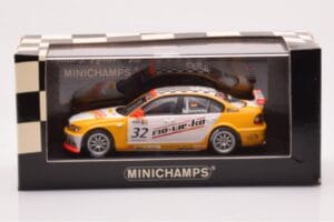 BMW 320i E46 Wiechers Sport #32 Hennerici / Wiechers WTCC 2005 Minichamps 1:43 400052432 Metal — billede 4 af 4