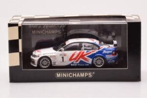 BMW 320si E90 BMW Team UK #1 A. Priaulx WTCC Porto Winner 2007 Minichamps 1:43 400072601 Metal — billede 4 af 4