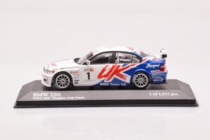 BMW 320si E90 BMW Team UK #1 A. Priaulx WTCC Porto Winner 2007 Minichamps 1:43