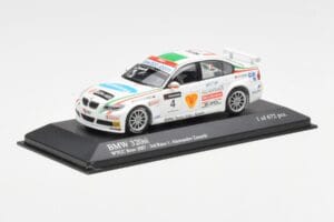 BMW 320si E90 BMW Team Italy Spain #4 A. Zanardi WTCC Brno 3rd Race 2007 Minichamps 1:43 400072604 Metal — billede 2 af 4
