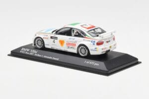BMW 320si E90 BMW Team Italy Spain #4 A. Zanardi WTCC Brno 3rd Race 2007 Minichamps 1:43 400072604 Metal — billede 3 af 4