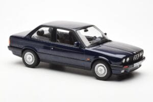 BMW 325i E30 Blå Metallic Norev 1:18 183201 Metal — billede 4 af 6